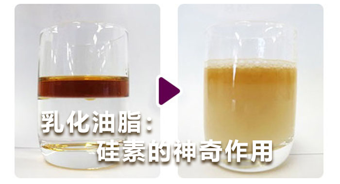 乳化油脂：硅素的神奇力量